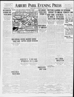Asbury Park Press from Asbury Park, New Jersey on May 31, 1916 · Page 1