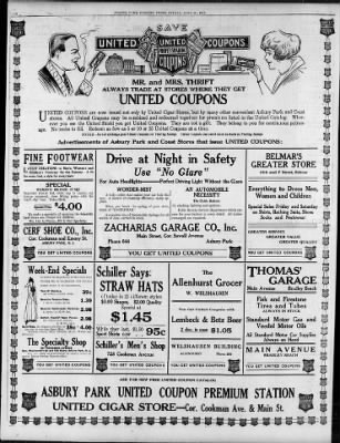 Asbury Park Press From Asbury Park New Jersey On June 11 1915 Page 12