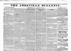 The Abbeville Bulletin