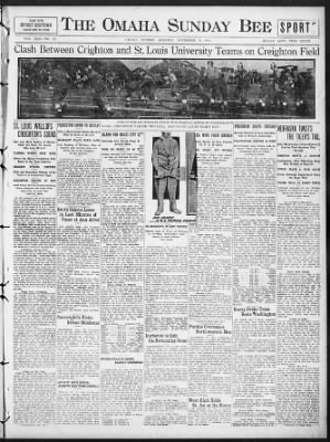 Omaha Daily Bee from Omaha, Nebraska on November 3, 1912 · Page 38