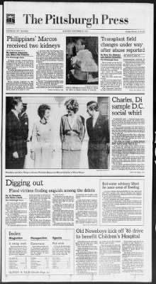 The Pittsburgh Press from Pittsburgh, Pennsylvania on November 10, 1985 · Page 1