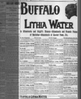 Buffalo Lithia Water ad (1897)