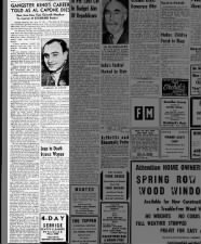 Al Capone dies at home in Florida in 1947 at age 48 after stroke