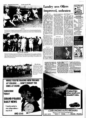 Grand Prairie Daily News from Grand Prairie, Texas on August 29, 1968 · Page 12