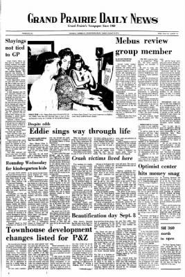 Grand Prairie Daily News from Grand Prairie, Texas • Page 1