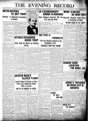 The Record-Argus from Greenville, Pennsylvania • Page 1