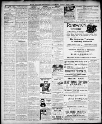 The News Journal From Wilmington Delaware On June 2 1893 2