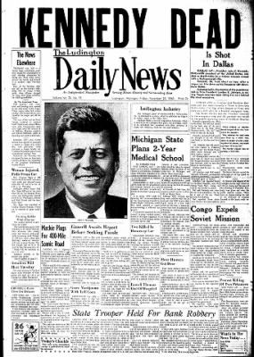 The Ludington Daily News from Ludington, Michigan on November 22, 1963 · Page 1
