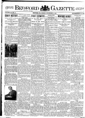 Bedford Gazette from Bedford, Pennsylvania • Page 1