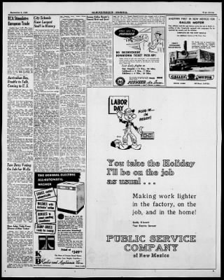 Albuquerque Journal from Albuquerque, New Mexico on September 3, 1948 · Page 11