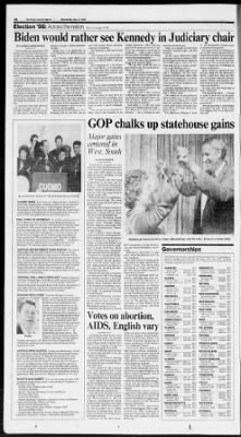 The News Journal from Wilmington, Delaware on November 5, 1986 · Page 8