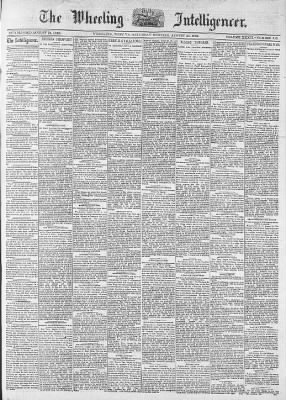 Daily Intelligencer from Wheeling, West Virginia on August 23, 1884 · Page 1