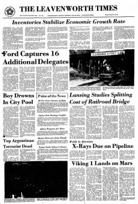 The Leavenworth Times from Leavenworth, Kansas on July 20, 1976 · Page 1