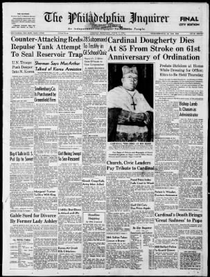 The Philadelphia Inquirer from Philadelphia, Pennsylvania on June 1, 1951 · Page 1