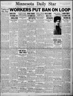 The Minneapolis Star from Minneapolis, Minnesota on August 19, 1920 · Page 1