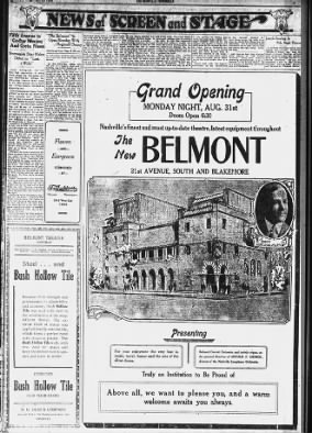 Belmont theatre opening
