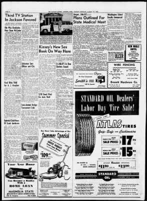 Clarion-Ledger from Jackson, Mississippi on August 18, 1953 · Page 4