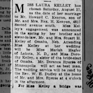 Marriage of KELLEY / Kenyon