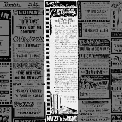 Terrace Theatre preopening ad