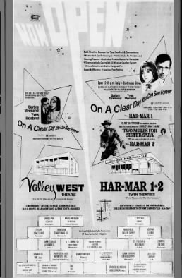 Har-Mar and Valley West theatres openings
