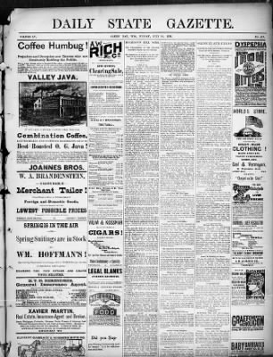 Green Bay Press Gazette From Green Bay Wisconsin On July 16 1886