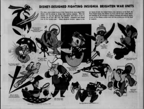 Walt Disney designed fighting insignias