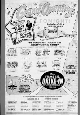 France Avenue Drive-In opening