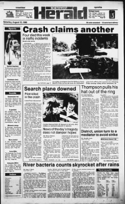 Northwest Herald from Woodstock, Illinois on August 13, 1988 · Page 1