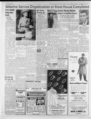 The Burlington Free Press from Burlington, Vermont on October 4, 1940 · Page 2