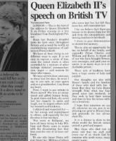 Text of Queen Elizabeth II’s speech from Buckingham Palace honoring Princess Diana 