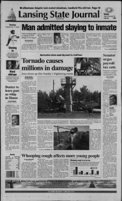 Lansing State Journal from Lansing, Michigan on September 11, 2001 · Page 1