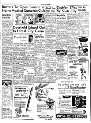 Garden City Telegram From Garden City Kansas On December 14 1955