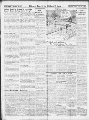 Oakland Tribune from Oakland, California on January 6, 1947 · Page 22