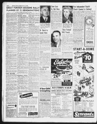 Oakland Tribune from Oakland, California on November 14, 1948 · Page 24
