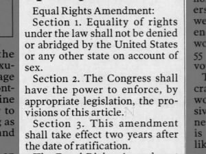 Text of the 1972 Equal Rights Amendment (ERA)