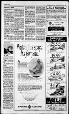 Battle Creek Enquirer from Battle Creek, Michigan on October 16, 1994 · Page 19