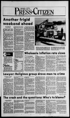 Iowa City Press-Citizen from Iowa City, Iowa on January 15, 1982 · Page 1