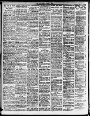 The Sun From New York New York On April 5 1903 34