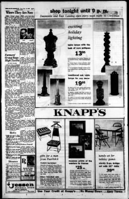 Lansing State Journal from Lansing, Michigan on December 12, 1967 · Page 7