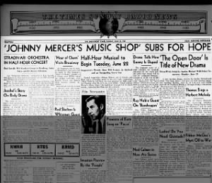Johnny Mercer's Music Shop