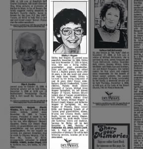 Shirley Jean (Nordell) Wagner obit