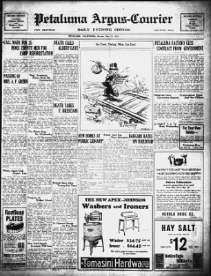Petaluma Argus-Courier from Petaluma, California on May 22, 1933 · Page 7