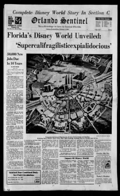 The Orlando Sentinel from Orlando, Florida on February 3, 1967 · Page 1