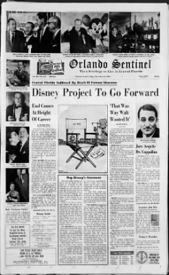 The Orlando Sentinel from Orlando, Florida on December 16, 1966 · Page 1