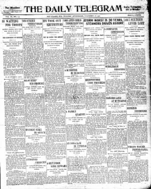 The Daily Telegram from Eau Claire, Wisconsin • Page 1