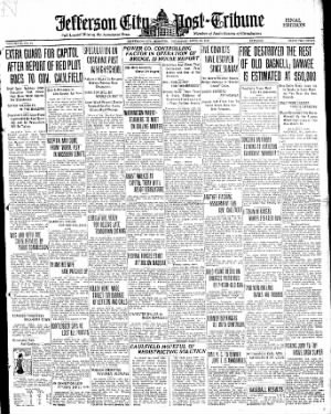 Jefferson City Post-Tribune from Jefferson City, Missouri • Page 1