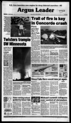 Argus-Leader from Sioux Falls, South Dakota on July 26, 2000 · Page 1