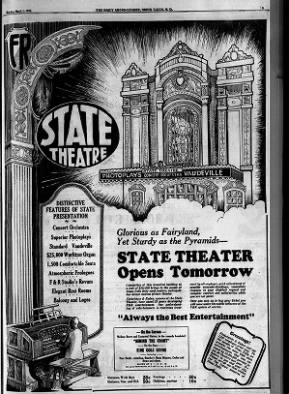State Theatre opening