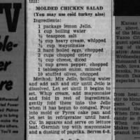 Molded Chicken Salad