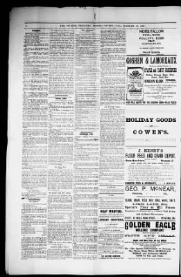 The Petaluma Courier from Petaluma, California on December 17, 1890 · Page 2